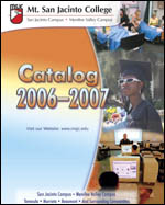 Mt. San Jacinto College 2006-2007 General Catalog