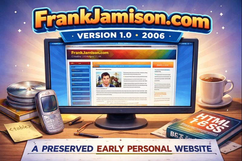 A 2006 Time Capsule: FrankJamison.com