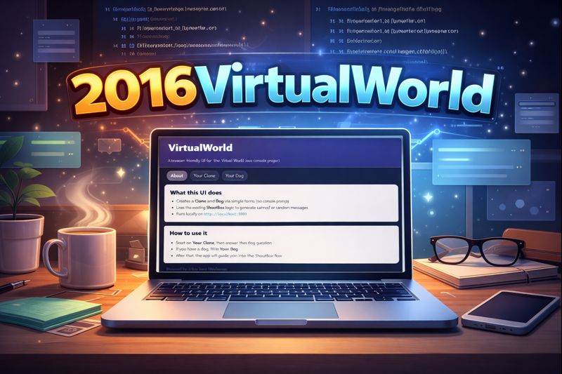 From Console to Browser: The Journey of Virtual World