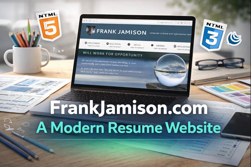 FrankJamison.com: A Modern Resume Website