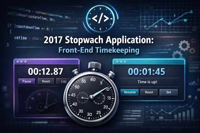 2017 Stopwatch Application: Front-End Timekeeping Tool