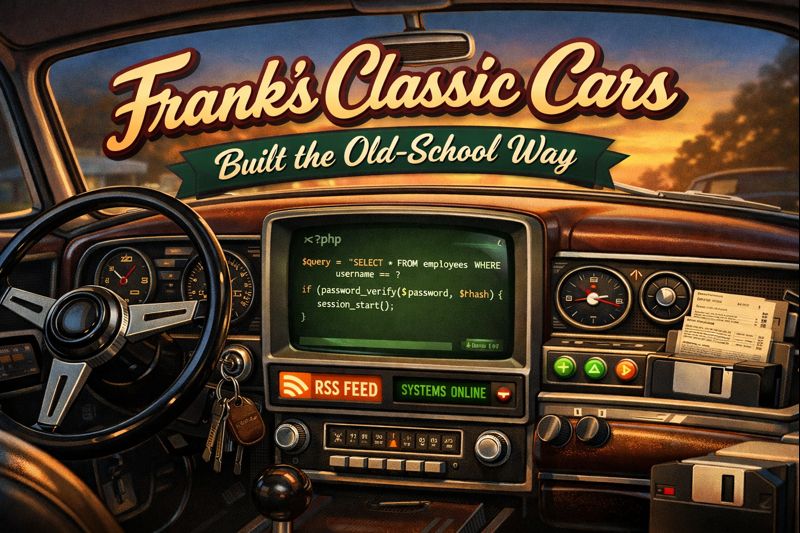 Frank’s Classic Cars: Built the Old-School Way